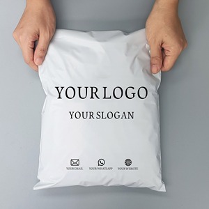 Biểu tượng tùy chỉnh in bao bì nhựa vận chuyển phong bì chuyển phát nhanh compostable túi màu xanh Poly bưu phẩm gửi thư Túi - Product Image 2