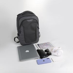 Sac à dos pour ordinateur portable en PU imperméable, géométrique, avec port USB, doublure en polyester, capacité 36-57L, idéal pour l'école et les voyages, unisexe, vente en gros usine - Product Image 6