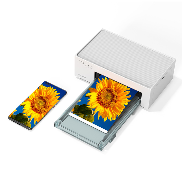 Photo Printer 36 Sheets Full Color Photo Portable Instant Photo Printer for iPhone Thermal Dye Sublimation WiFi Picture Printer