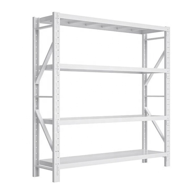 Полки для хранения средней мощности, стеллажи, съемные стальные полки с порошковым покрытием