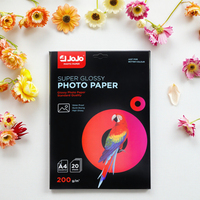 Papier photo JOJO 200g, recto brillant, A4, 20 feuilles, boîte couleur, impression de posters, impression jet d'encre résistante à l'eau, échantillon disponible JA-3023