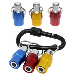 1/4 inch Hex Shank Screwdriver bits chủ mở rộng thanh thay đổi nhanh chóng kết nối xách tay khoan vít Adapter Keychain Carabiner - Product Image 1