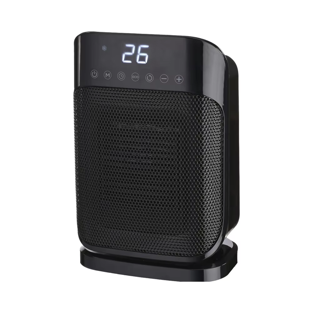 Portable 1500W Mini Electric Ceramic PTC Heater Remote Controlled Digital Control Fast Heating Bedroom Living Room Household