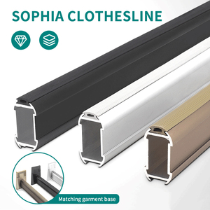 Clothes Hanger Furniture <strong>Wardrobe</strong> Closet Hanging Tube Rod Clothes <strong>Wardrobe</strong> Hanger Clothes <strong>Rail</strong> - Product Image 3