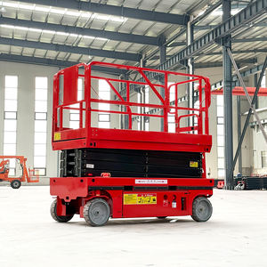 Schmale Automatische Scherenhebebühne 9m mit Schlankem Gehäuse für Lagerräume und Wartungsarbeiten in Supermärkten - Product Image 3