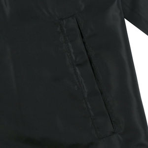 Veste coupe-vent imperméable de haute qualité pour hommes personnalisée vêtements d'extérieur décontractés d'hiver à motif de décoration sans col et longue longueur - Product Image 5