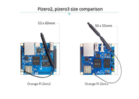 Placa de Desarrollo Orange Pi Zero 3 con Chipboard, Allwinner H618, Procesador de Alto Rendimiento de Cuatro Núcleos Cortex-A53