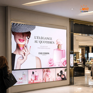 Écran LED mural de luxe MICLED P1.25 P1.56, panneau vidéo mince pour magasin de parfums et cosmétiques, collection printemps, vente en gros - Product Image 1