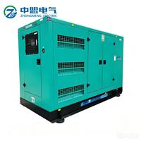 Groupe électrogène diesel silencieux 40 kW, triphasé, démarrage automatique et à distance, faible bruit, pour alimentation de secours domestique/commerciale/industrielle
