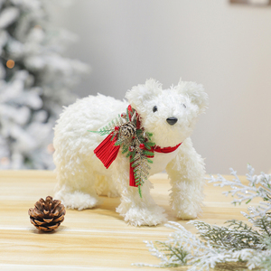 Decorazioni Natalizie in Schiuma Vendute Direttamente dalla Fabbrica, Graziosi Cuccioli <span class=keywords><strong>di</strong></span> Renna Bianchi in Piedi, Regali Natalizi - Product Image 4