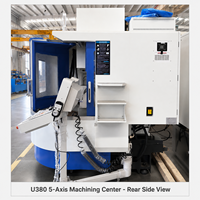 Centre d'usinage CNC 5 axes U380, fraiseuse verticale 5 axes pour pièces complexes, usinage de précision de moules
