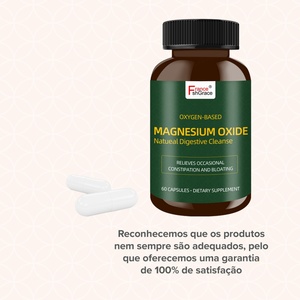 Étiquette personnalisée Magnésium 60 capsules Nettoyage intestinal Détox pour femmes et hommes Complément de magnésium - Product Image 6
