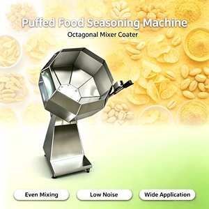 Máquina Profesional para Sazonar Alimentos con Certificado CE, Tipo de Lote, Velocidad Ajustable - Product Image 1