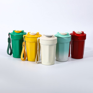 Tasses à café isothermes personnalisées de 16 oz, double paroi en acier inoxydable, pour gobelet thermique, sans BPA, écologiques, pour les voyages - Product Image 1