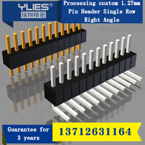 Đầu Nối <span class=keywords><strong>Micro</strong></span> Smd Tùy Chỉnh Ổ Cắm <span class=keywords><strong>Usb</strong></span> 1.27Mm Đầu Cắm Một Hàng Mạ Vàng 2-50P Cho Linh Kiện Máy Tính - Product Image 3