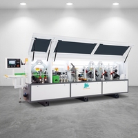 Machine de chantournage automatique JHM-367(Y) à commande PLC, pré-fraisage et finition rugueuse/finie pour placage PVC, personnalisable 380V/220V 1
