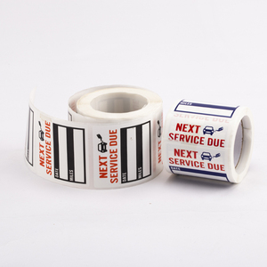 Pegatinas Personalizadas con Recordatorio de Cambio de Aceite y Servicio Automotriz - Product Image 6