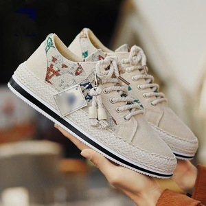 Nuevas Zapatillas Deportivas Casuales de Primavera para Hombre, Estilo Coreano, con Cordones, Cómodas, Transpirables, Antideslizantes, Material Superior de Tela - Product Image 1