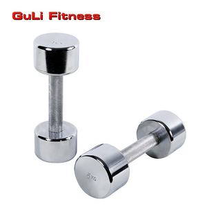 <span class=keywords><strong>Haltère</strong></span> à tête ronde en acier inoxydable chromé pour fitness, <span class=keywords><strong>haltère</strong></span> à tête ronde pour entraînement à domicile - Product Image 5