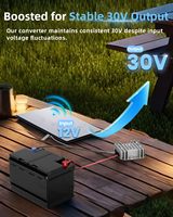 Convertisseur élévateur de tension Starlink Mini O-Ring vers câble DC mâle 12V/24V vers 30V 3.5A, adaptateur d'alimentation sans fusible pour extérieur