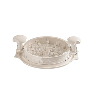 Machine à déchiqueter le poulet multifonction en plastique, outil manuel pour déchiqueter la viande, couvercle transparent, design antidérapant, cuisine, barbecue, 441g - Product Image 5