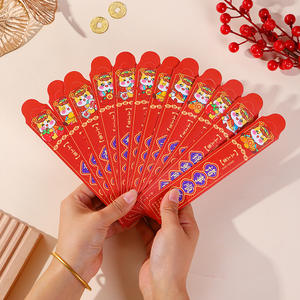 Caja Sorpresa de Sobres Rojos del Sorteo del Año del Caballo, 12 Piezas, Accesorio de Regalo para el Festival de Primavera - Product Image 5