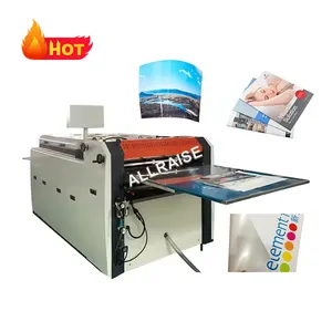 Máquina automática de revestimento UV para papel fotográfico artesanal pequeno A3 Kraft, máquina de laminação e revestimento de papel à base de água, máquina UV para papel