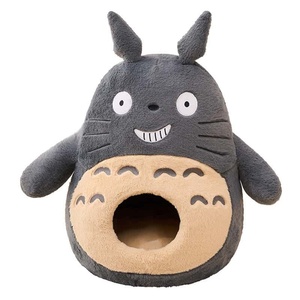 Vente en gros de lits et de nids pour chats de style fermé, divers et mignons, à motifs de dessins animés, doux, chauds, respirants, adaptés à toutes les saisons - Product Image 3