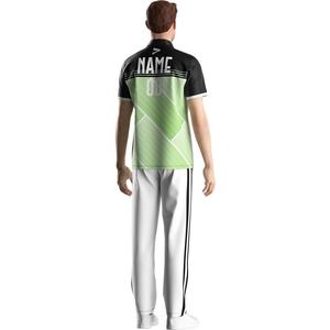 Uniforme Deportivo Personalizado con Estampado Deportivo Oem Odm, Pantalón Blanco de Secado Rápido para Equipo, Camiseta de Cricket con Cuello - Product Image 6