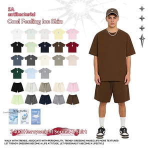 T-shirt unisexe homme/femme à manches courtes, coupe slim, effet rafraîchissant, haute qualité, 240g coton, <span class=keywords><strong>Salona</strong></span> Mens T-shirt - Product Image 2