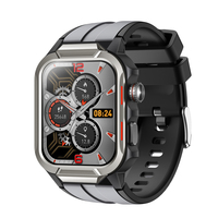 Jam Tangan Pintar GTS9 Multi Sport Mode IP68 Tahan Air Layar TFT Android Pemantau Detak Jantung Layar Besar 1,96 Inci