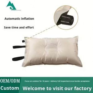 Almohada Inflable Automática para la Cintura con Firmeza Suave para Acampar al Aire Libre y Viajar, Herramienta de Ocio Portátil y Cómoda - Product Image 4