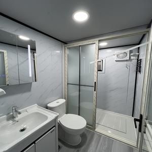 Casa contenedor plegable portátil prefabricada desmontable pequeña casa para quiosco de comida rápida salón de oficina refugio de emergencia sobre ruedas - Product Image 6