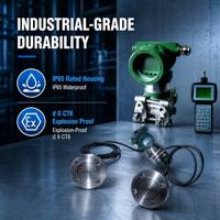 Transmetteur de pression différentielle HART haute précision 0,1 % avec écran LCD numérique, série PM18, capteur intelligent, rapport de réduction 15:1, sortie 4-20 mA, pour air