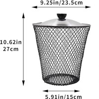 Composteur à vers de terre encastrable en maille pour jardin extérieur, panier de compostage souterrain, système de recyclage des déchets de cuisine, engrais organique