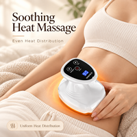 Appareil de massage anti-cellulite par luminothérapie rouge pour bras, jambes et dos, 6 modes de succion, ventouse Gua Sha, masseur amincissant corporel en pierre Bian, USB