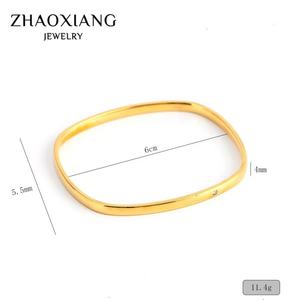 Hot Sale Unisex <b>Stainless</b> <b>Steel</b> Square Bracelet Single Stone Diamond Minimalist Fashion Customized Engagement Buddhism <b>Bangles</b> - Product Image 3