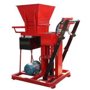Hydraulic manual diesel interlock paving Brick press machine price interlocking brick making machine