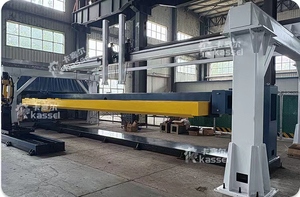 Estación de trabajo robótica industrial de alta precisión con máquina de desplazamiento variable para soldadura de cargas pesadas, componentes de motor, PLC y engranajes. - Product Image 2