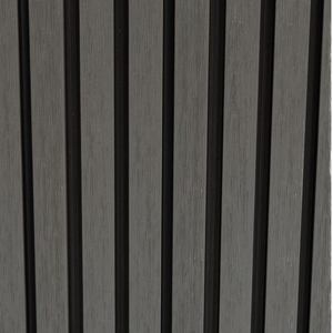 Modern Striped Wood-<b>Plastic</b> Composite <b>Wall</b> <b>Panels</b> for Indoor Decoration Minimalist Design Waterproof Cladding Boards - Product Image 1