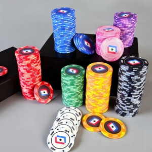 プロフェッショナルまたはベーシックスタイルのEPTポーカーチップ