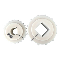 Pignon en plastique en nylon 880 plaque de chaîne correspondant pignon actif et passif fendu pignon de traitement de Machine