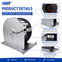 Módulo de Refrigeración AC Original K2E225-AB92-09 6SL3362-0AF00-0AA1, Reemplazo de Ventilador Centrífugo para Gabinete de Variador de Frecuencia