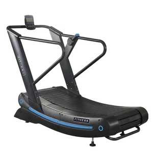 Caminadora Curva Comercial para Gimnasio en Casa con Pantalla LED, Accionamiento Mecánico, Construcción de Acero, Monitoreo Inalámbrico de Frecuencia Cardíaca - Product Image 1
