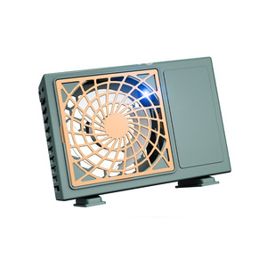 Ventilateur de table portable à LED rechargeable, 3 pales, pour cadeau personnel - Product Image 1