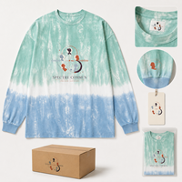 Fabricante de Camisetas Tie Dye Personalizadas, Camiseta Gráfica Unisex de Talla Grande para Clubes y Comunidades, Logotipo Personalizado, Marca Privada, OEM, ODM, Venta al Por Mayor