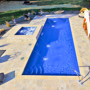 Grand jardin en vente piscines thermales souterraines en fibre de verre pour la maison piscine sans fin durable 16x32 - Product Image 6