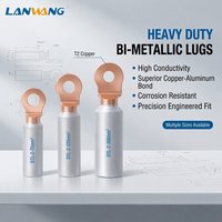 Connecteurs de câble à bornes à vis en cuivre et aluminium série LANWANG DTL avec bornes à sertir bimétalliques pour soudure, fournis directement par l'usine