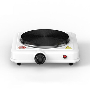 Placa Calefactora Eléctrica 220V con 5 Niveles de Temperatura Ajustables y Control de Perilla Blanca para Cocinar y Calentar - Product Image 5