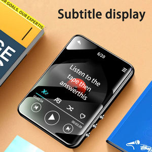 Lecteur MP4 MP3 avec écran tactile complet de 2,4 pouces, Bluetooth 5.2, haut-parleur intégré, enregistrement vocal, lecteur de vidéos, lecteur de chansons, radio FM, e-book - Product Image 4